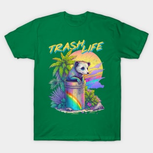 Trash Life - Vintage Style Trash Panda T-Shirt